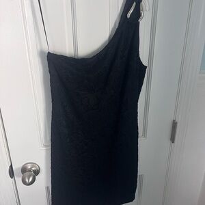 Princess Polly Black One Shoulder Bodycon Mini Dress